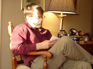 Sitting.